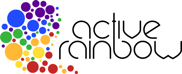 active rainbow logo